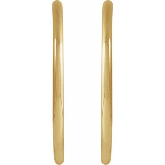 14K Yellow Gold-Filled 20 mm Hoop Earrings